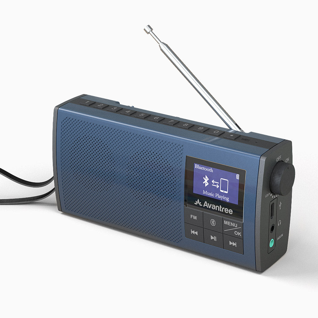 Audikast 4860 | Bluetooth TV Transmitter & Speaker/FM Radio Set
