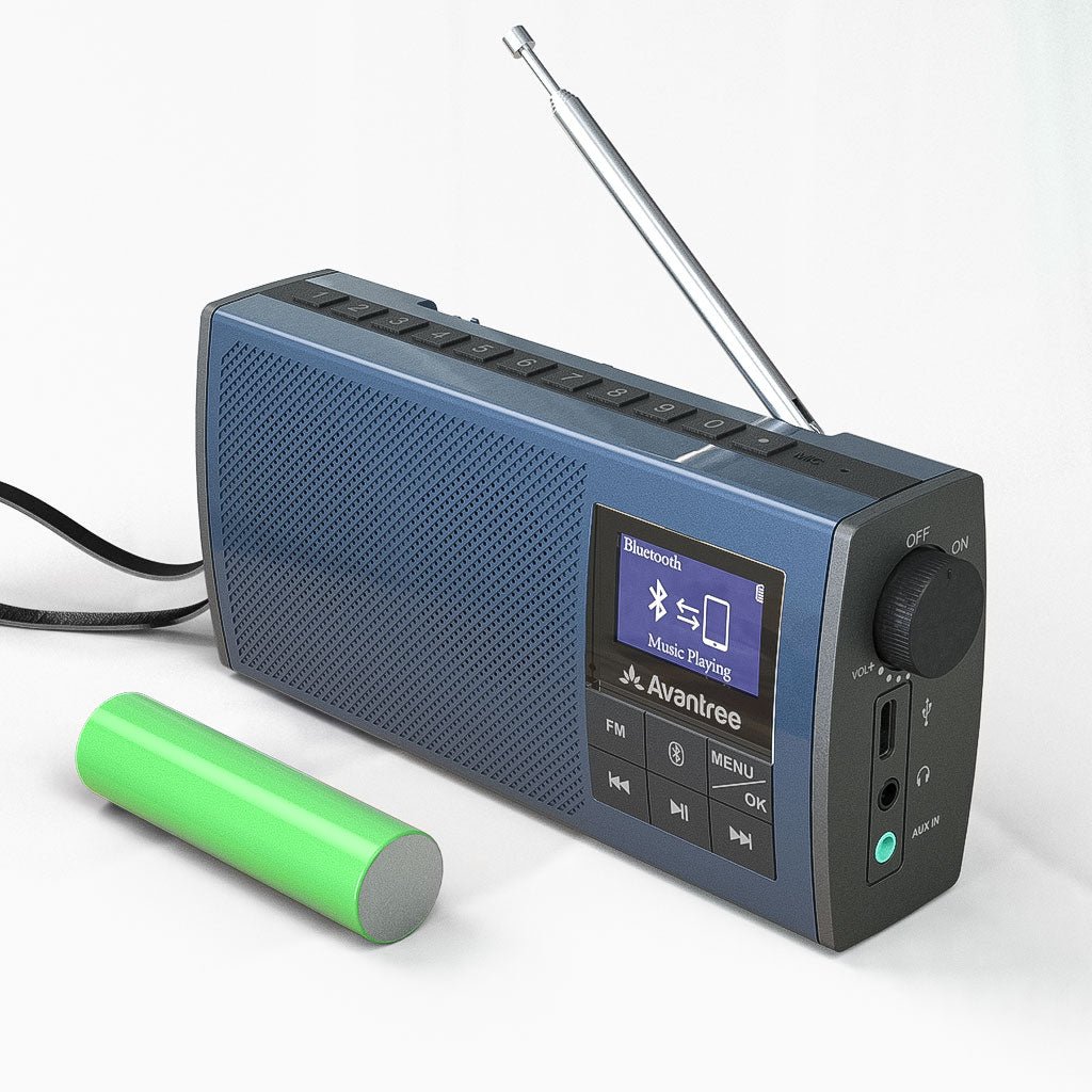 Audikast 4860 | Bluetooth TV Transmitter & Speaker/FM Radio Set