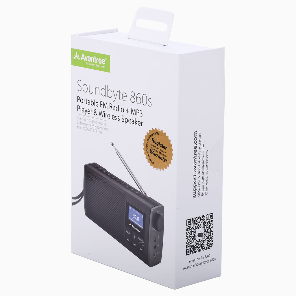 Soundbyte 860s | BT5.0 Portable Radio Speaker