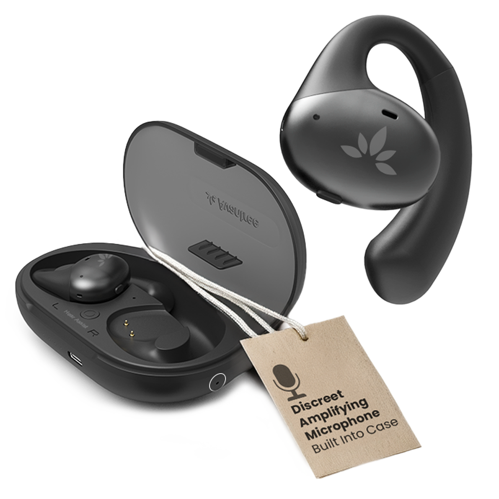 AcuEar Pebble | Hearing Amplifier with Microphone for Seniors