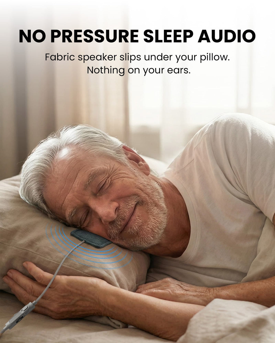 Slumber Mini | Wired Mini Pillow Speaker for Sleeping