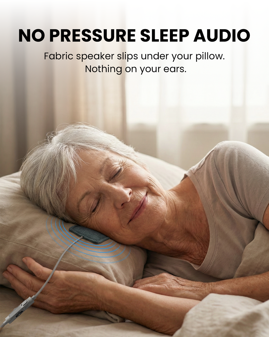 Slumber Duo | Wired Dual Pillow Speaker for Sleeping