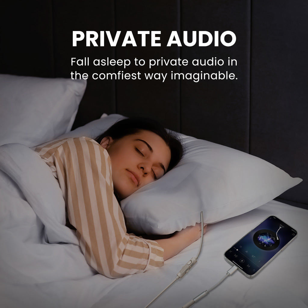 Slumber B | Wired Pillow Speaker for Sleeping