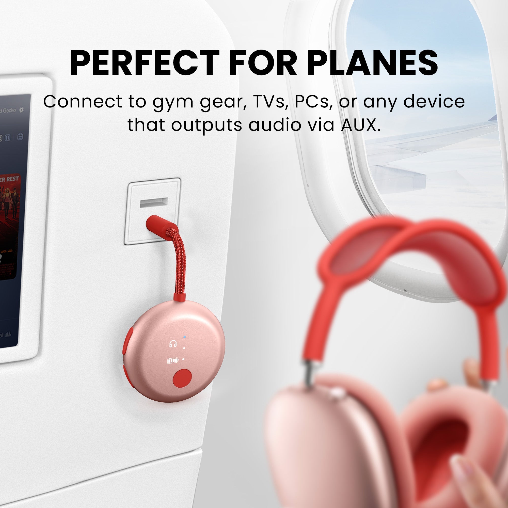 SoundJet R1 | Airplane Bluetooth Adapter for Two Headphones