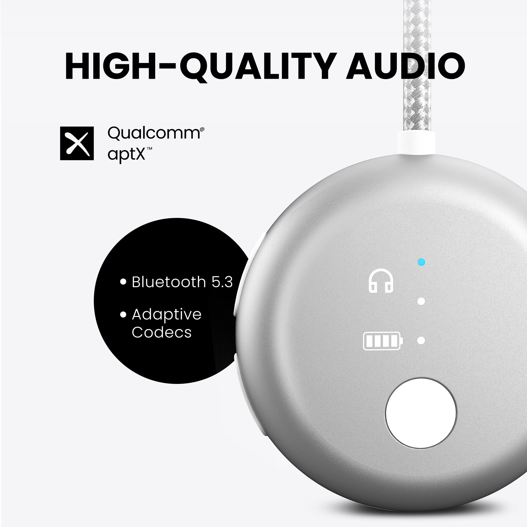 SoundJet R1 | Airplane Bluetooth Adapter for Two Headphones