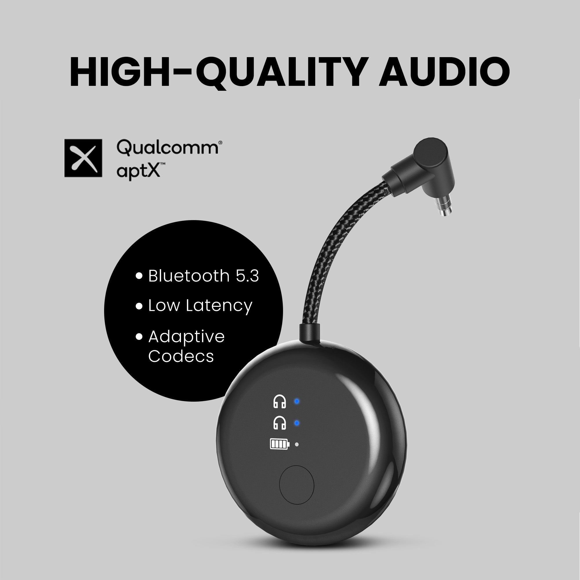 SoundJet R1 | Airplane Bluetooth Adapter for Two Headphones