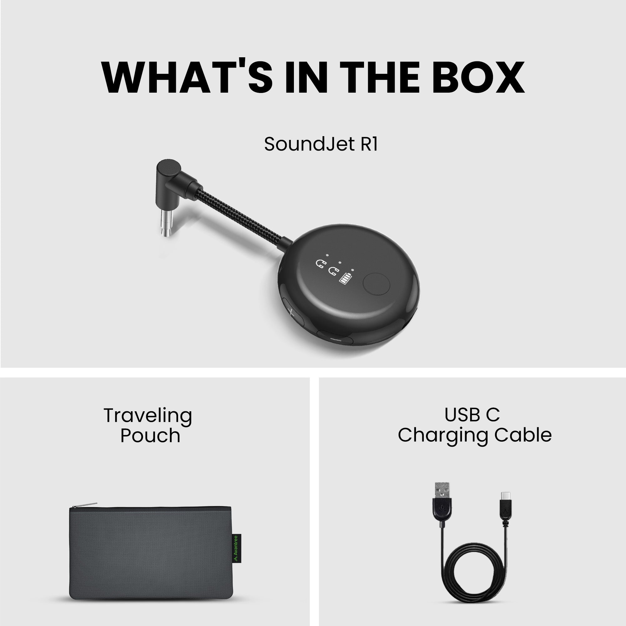 SoundJet R1 | Airplane Bluetooth Adapter for Two Headphones