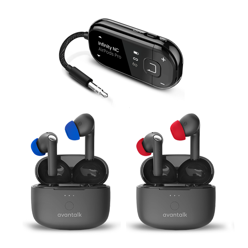 Voyager Infinity DUO | Auracast ANC Earbuds with Adapter
