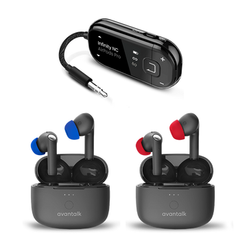 Voyager Infinity DUO | Auracast ANC Earbuds with Adapter