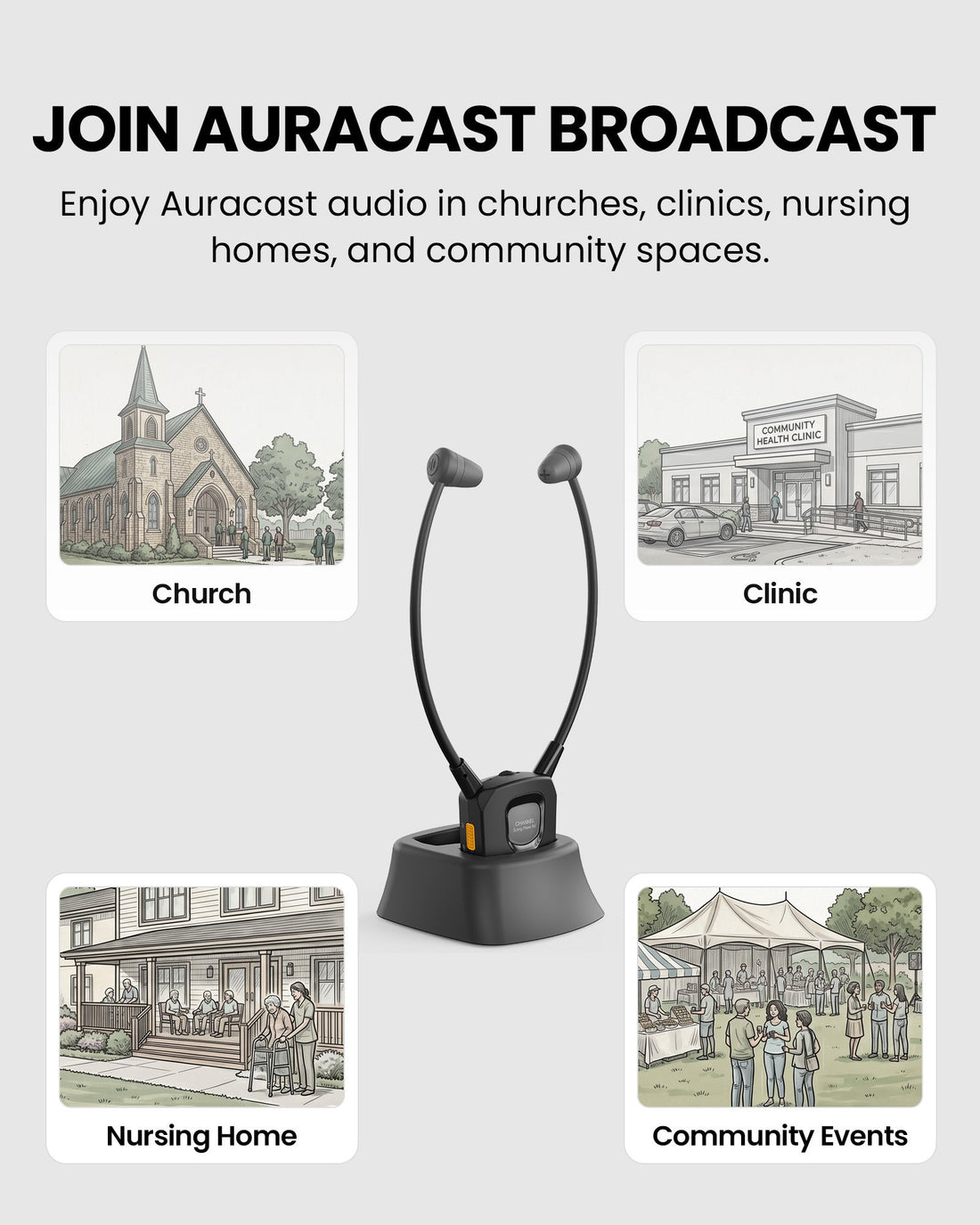 391 | Auracast Personal Receiver