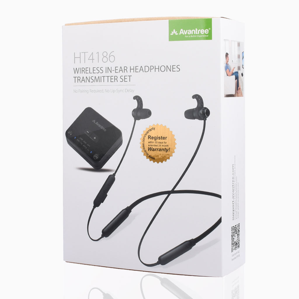 HT4186 | Wireless Headphones Earbuds for TV Watching