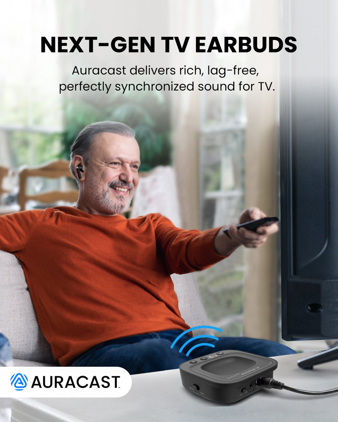 Aura Focus | Auracast TV Earbuds Set