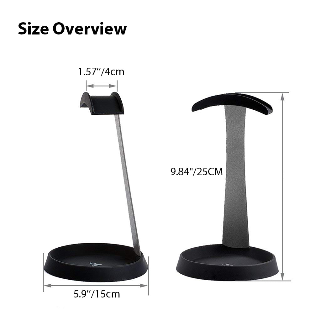 HS102  | Aluminum Headphone Stand with Cable Holder