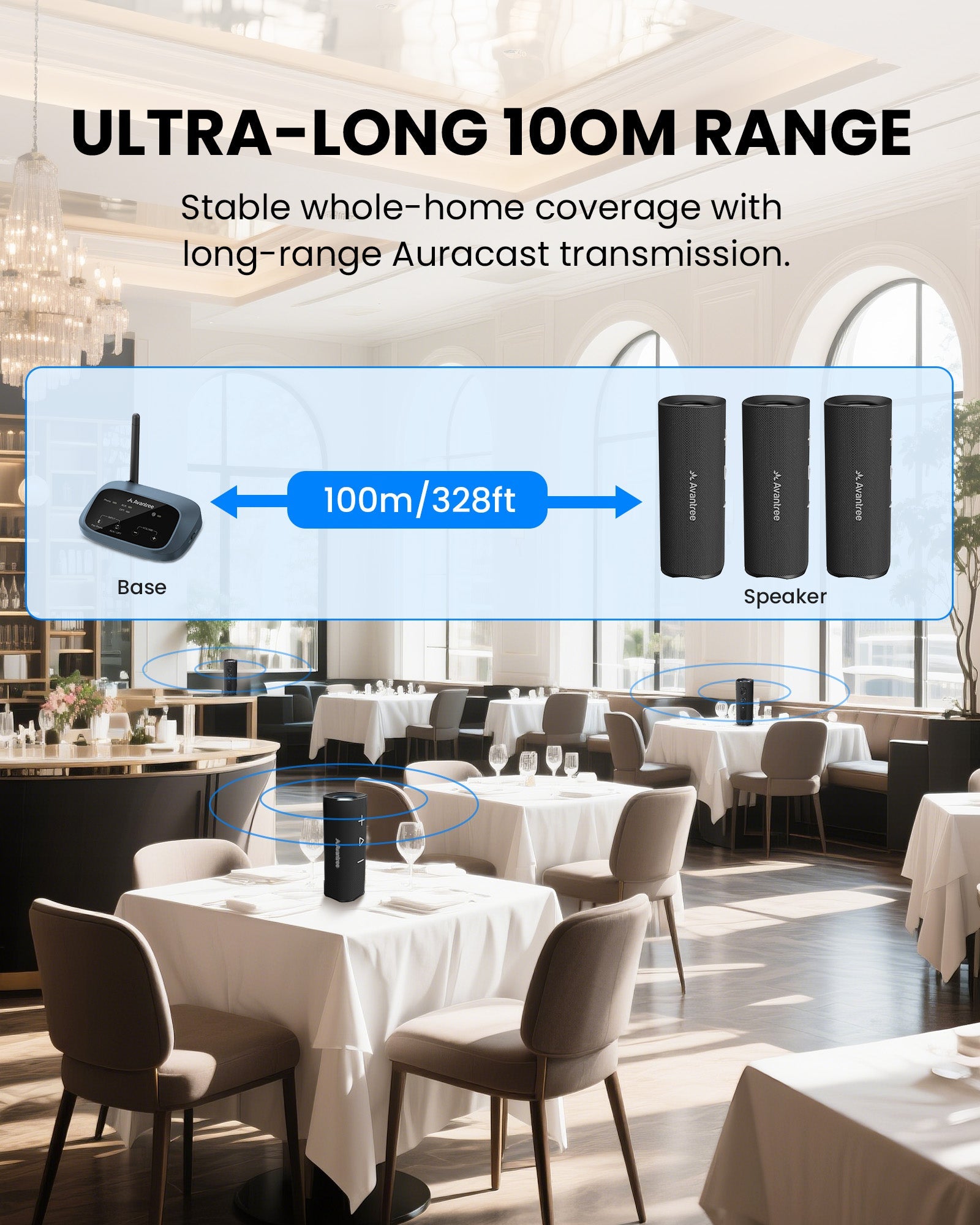 Harmony A1 | Multi-Room LE Audio Auracast Speaker System