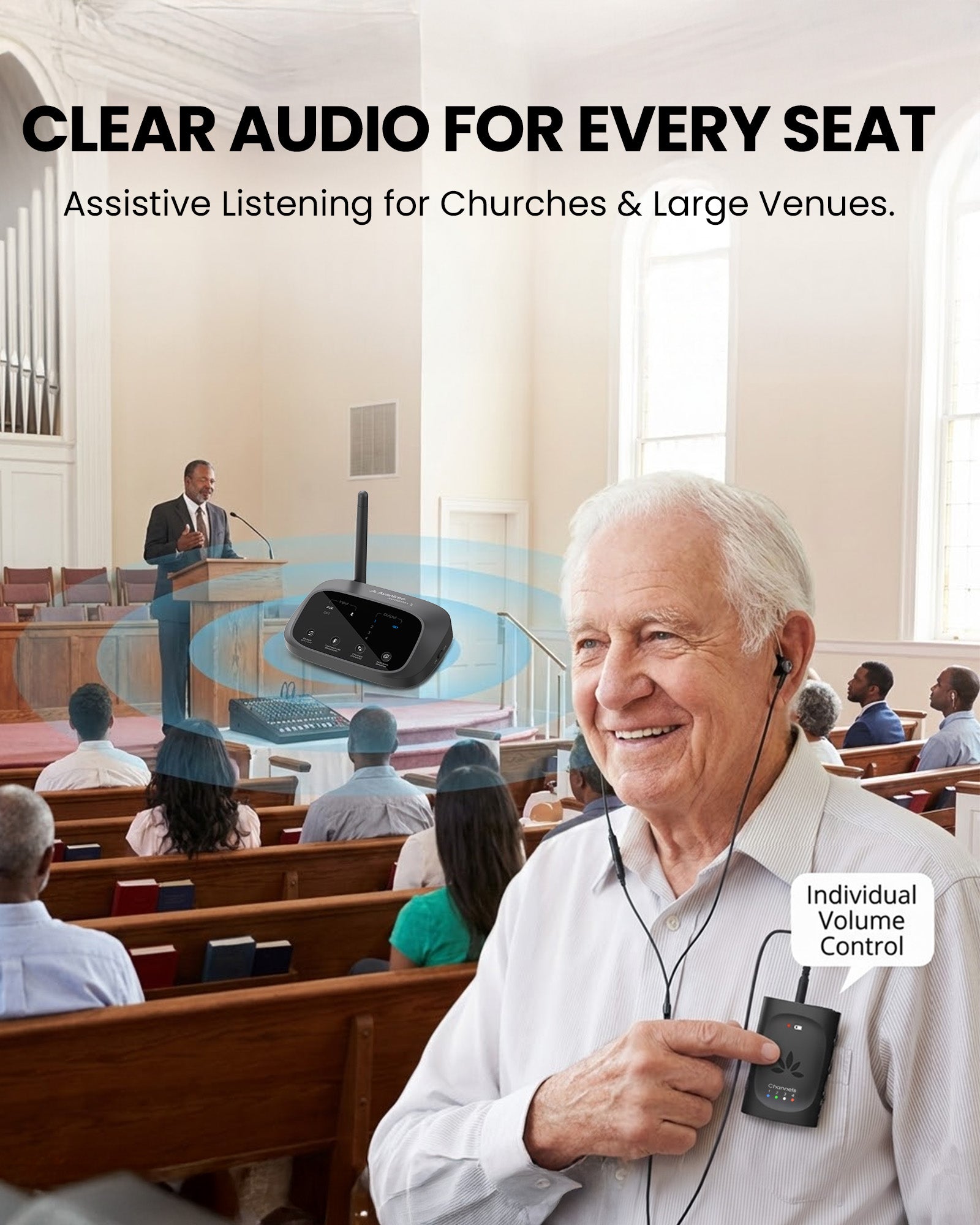 Audiplex M3 | Assistive Listening Devices for Church