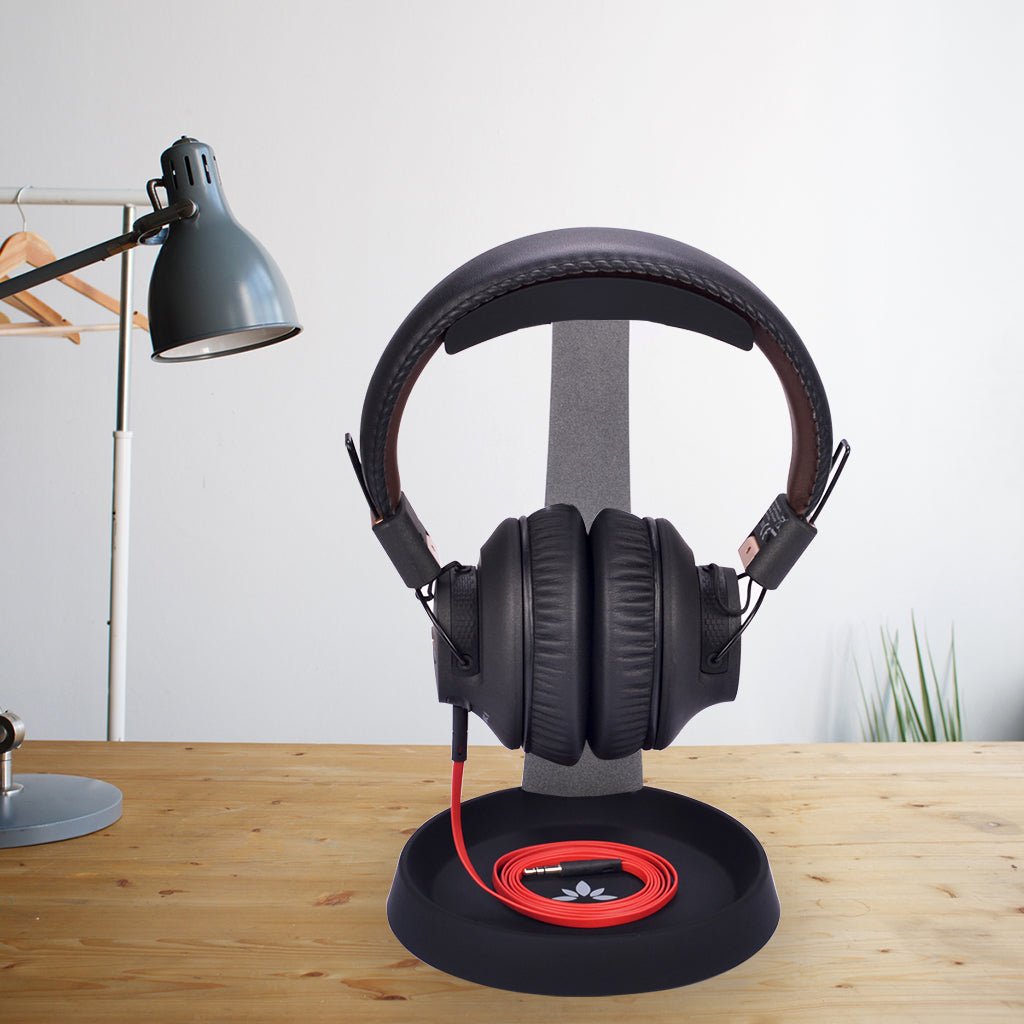HS102  | Aluminum Headphone Stand with Cable Holder
