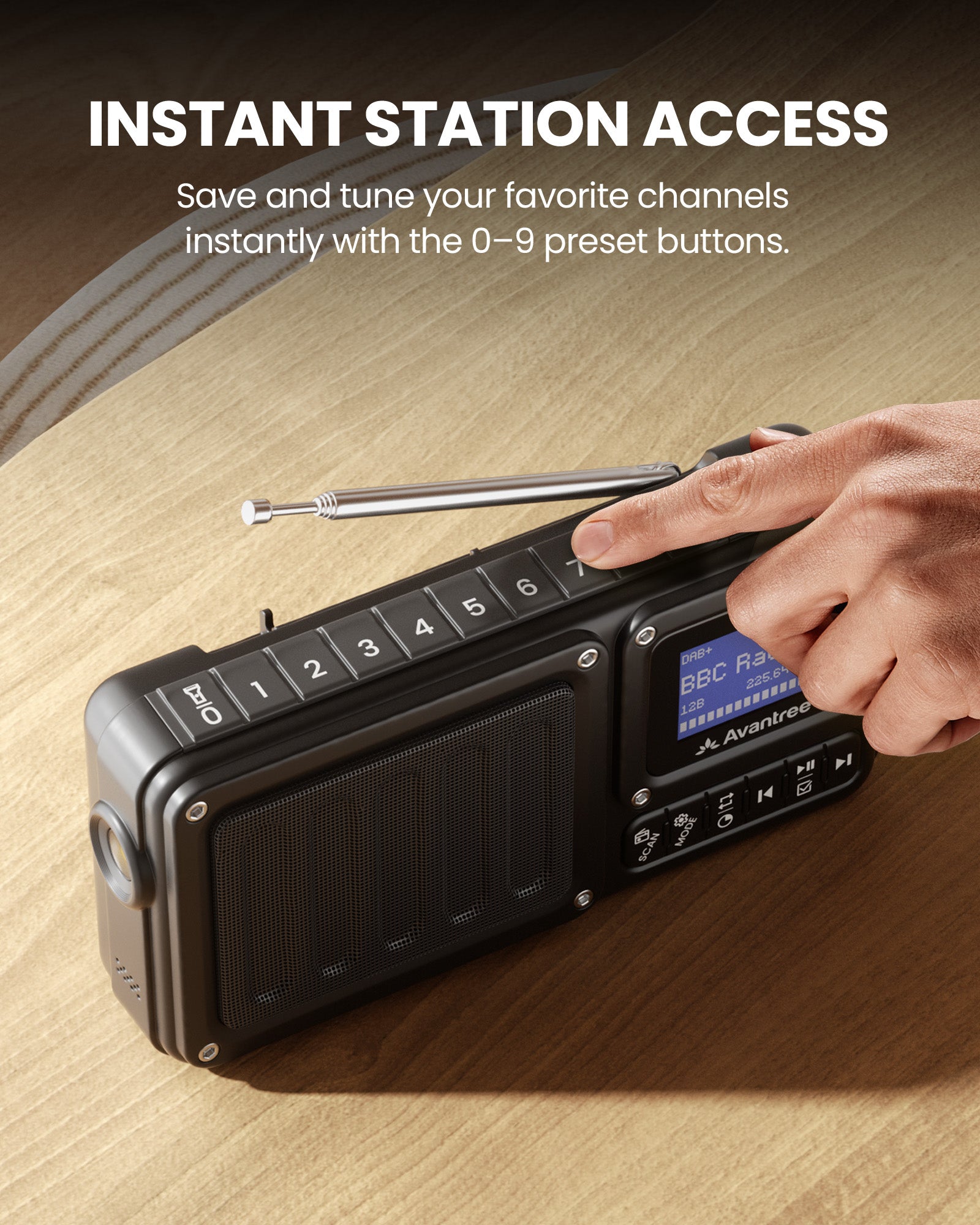 SP851-DAB | DAB+/FM Digital Radio w/ Bluetooth 6.0