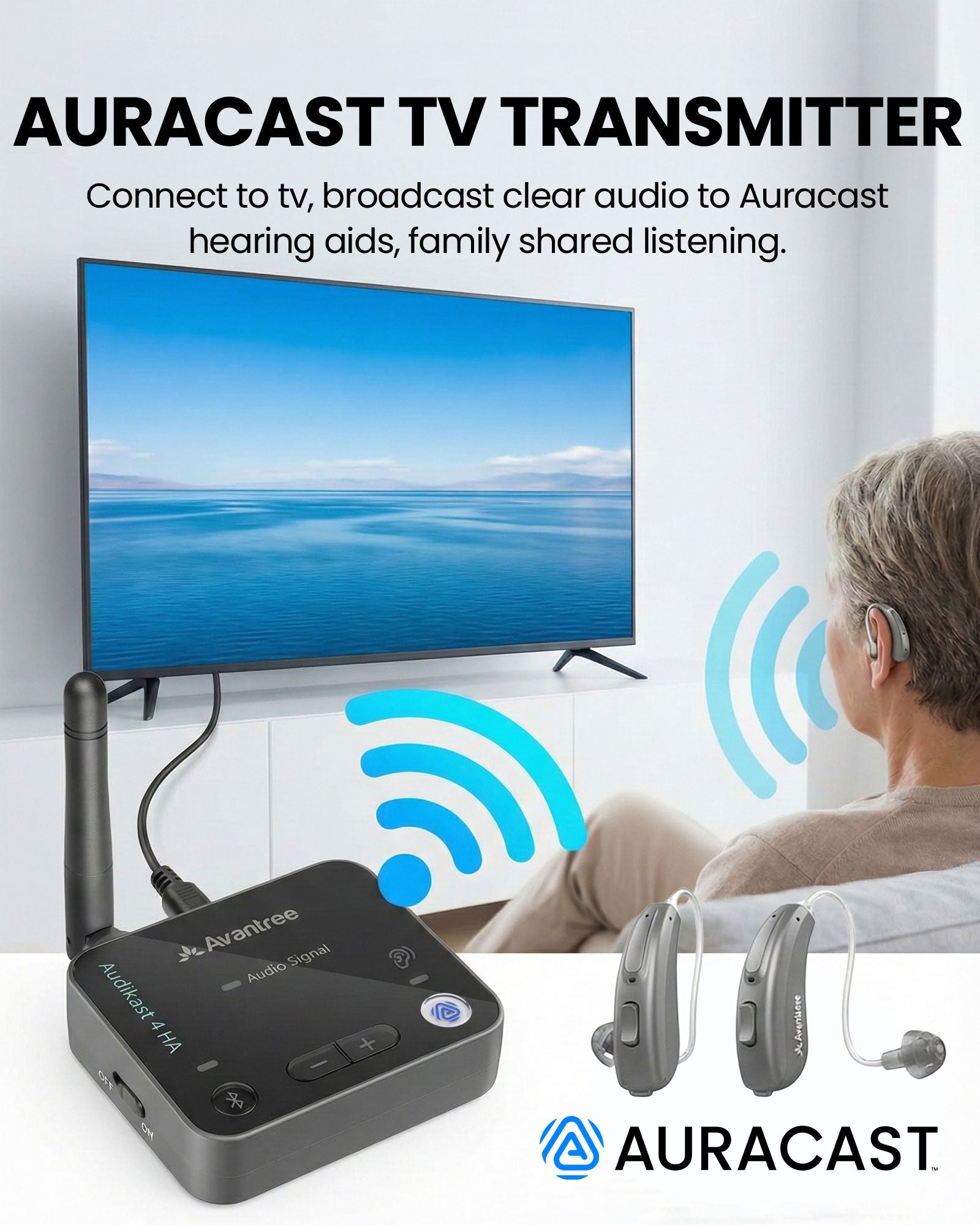 Audikast 4HA | Auracast TV Transmitter
