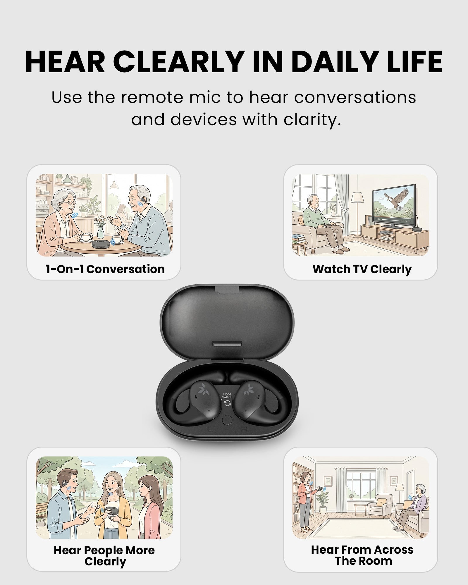 AcuEar Pebble 2 | Clear Conversations, Even at a Distance