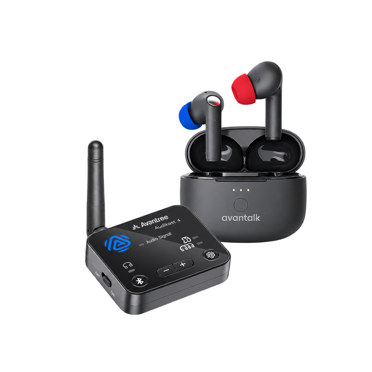 Audikast Infinity NC | Auracast TV Earbuds Set