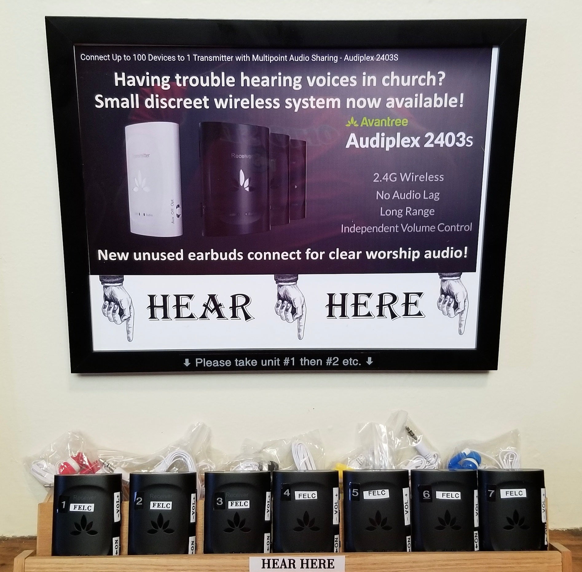 Audiplex 2403s | Wireless Transmitter Receiver System