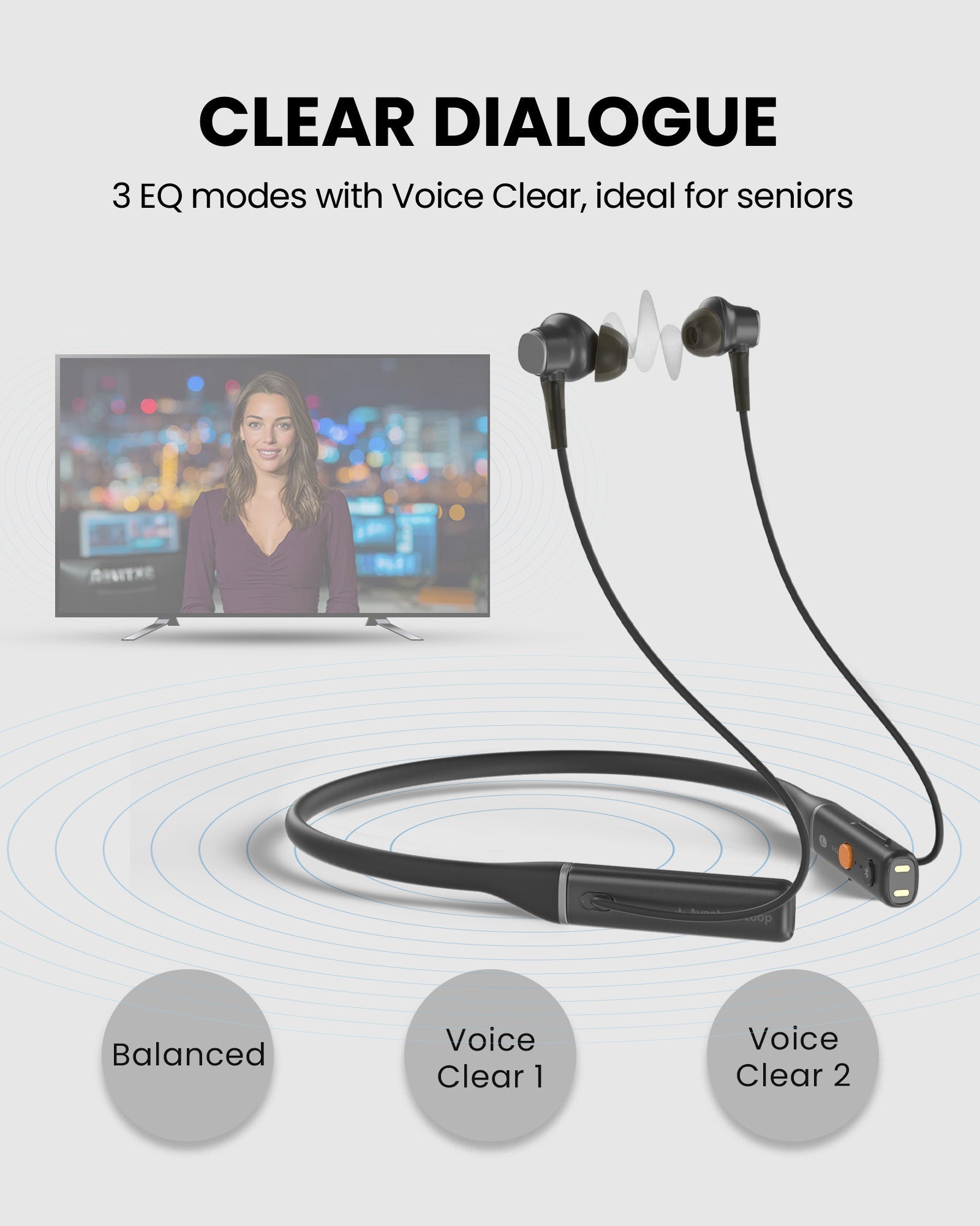 Aura Loop Dual | Auracast TV Earbuds 2 Pairs