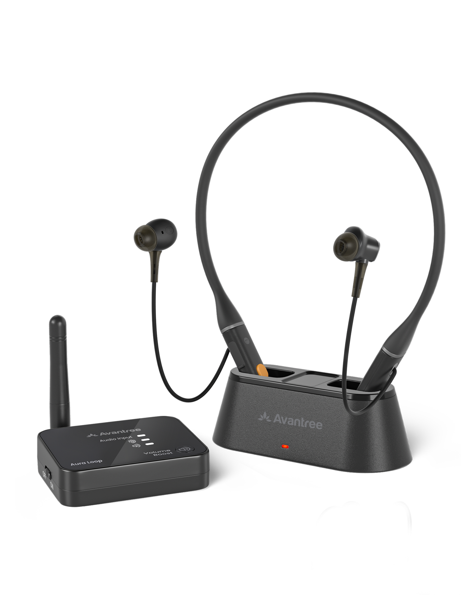 Aura Loop | Auracast TV Earbuds & Transmitter Set