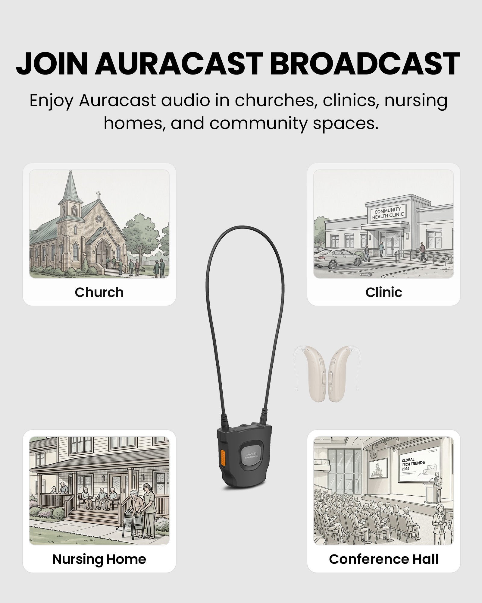 AuraCoil | Auracast Personal Receiver