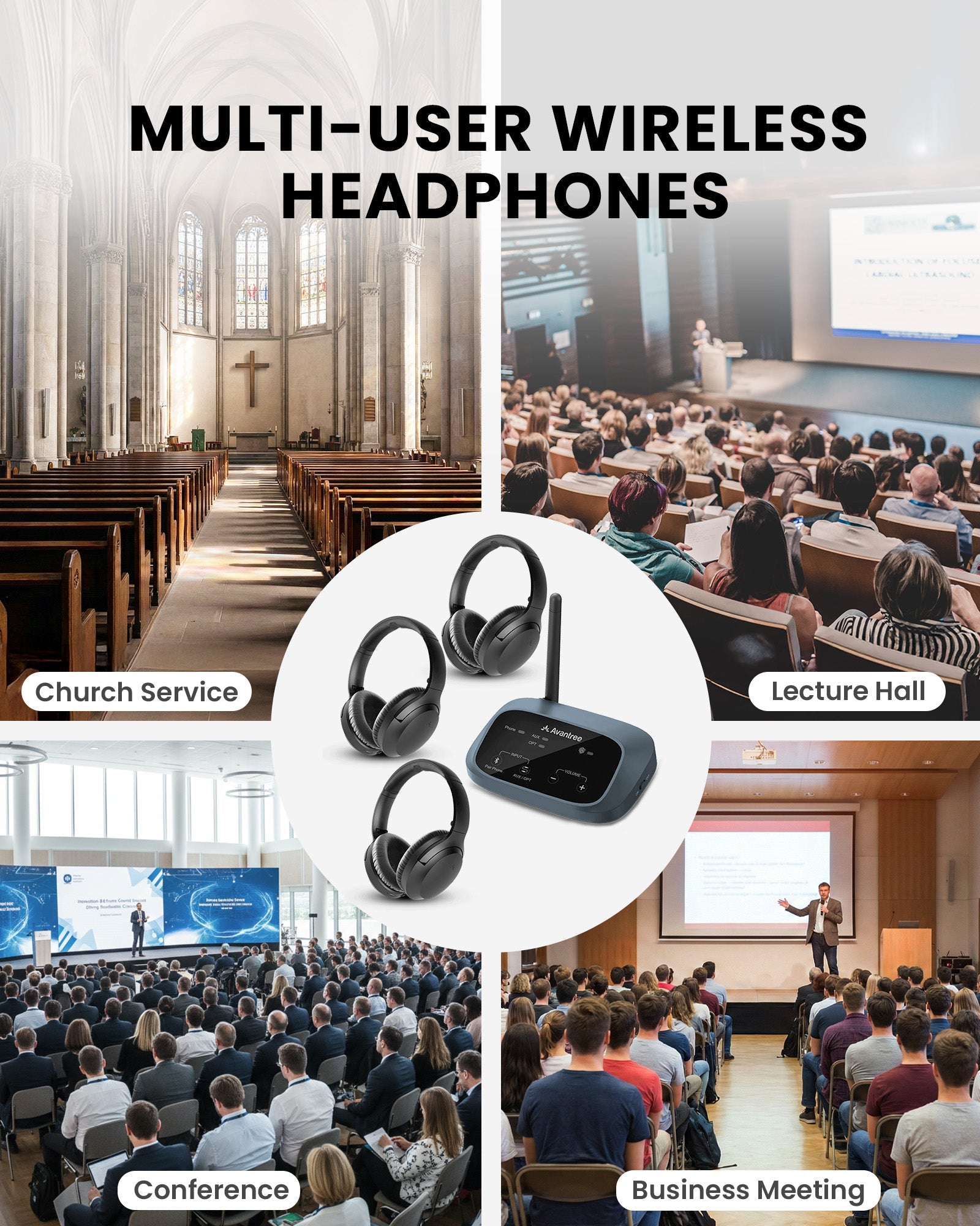 AuraPlex H4 | Auracast Wireless Listening System