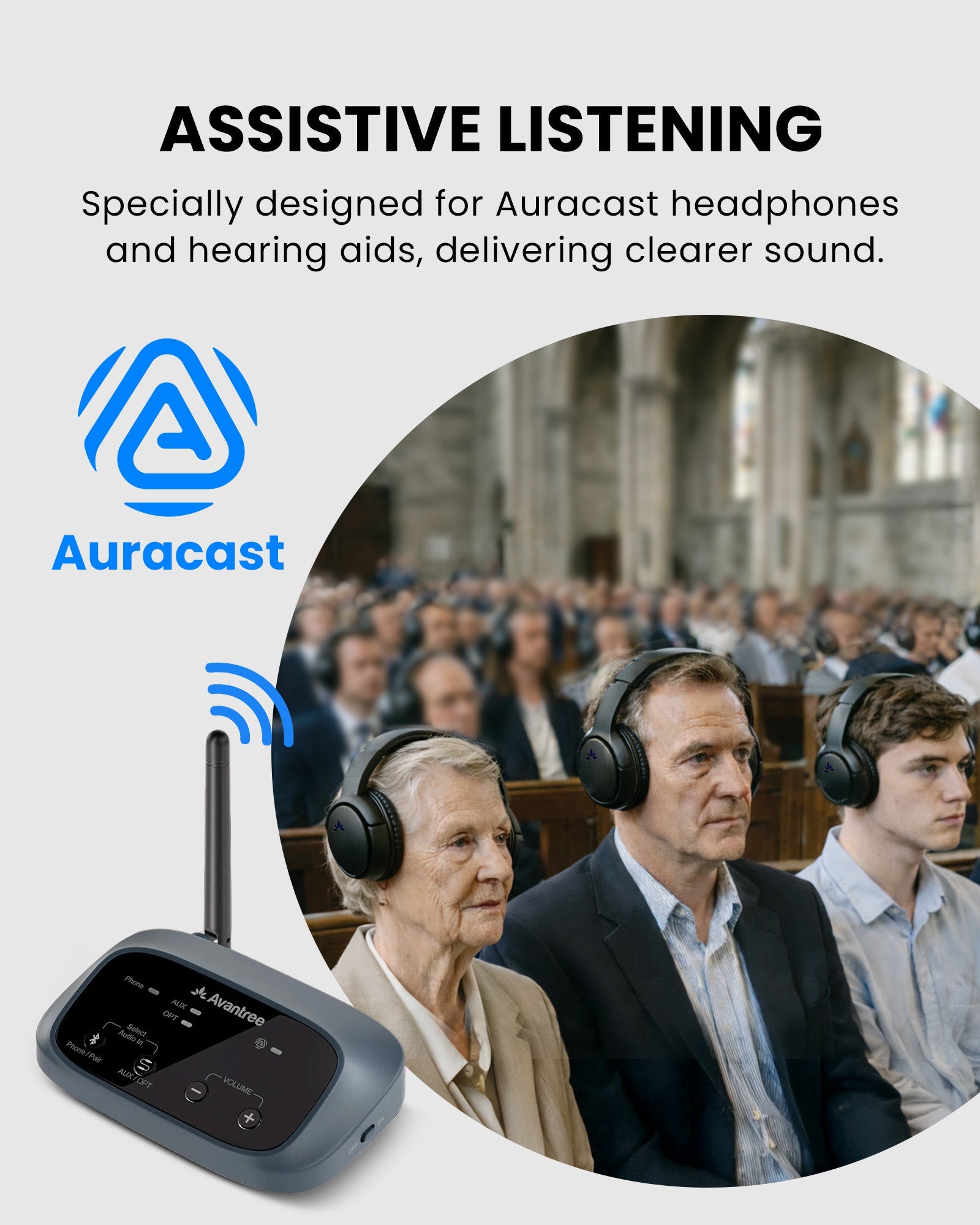 AuraPlex H4 | Auracast Wireless Listening System