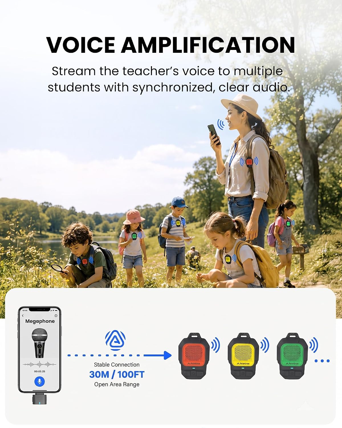 ShareCast (HomeBuddy) | Clip-On Auracast Speaker Set