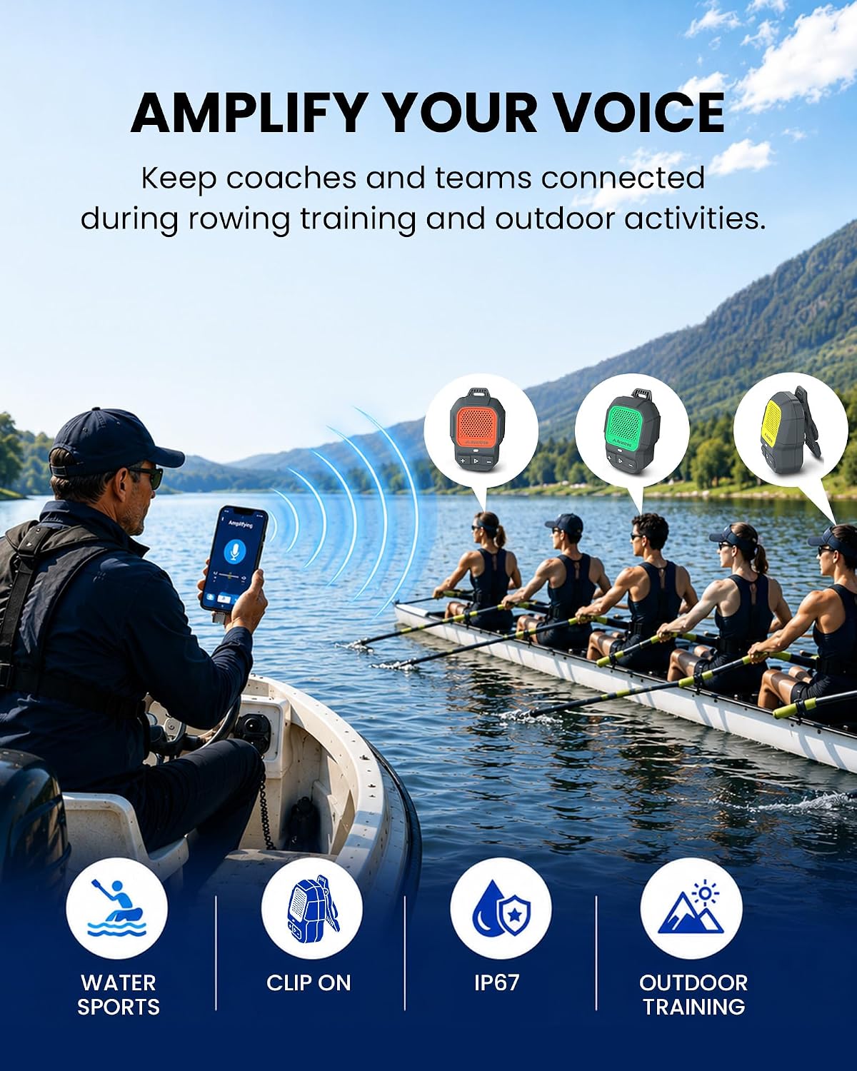 ShareCast (HomeBuddy) | Clip-On Auracast Speaker Set