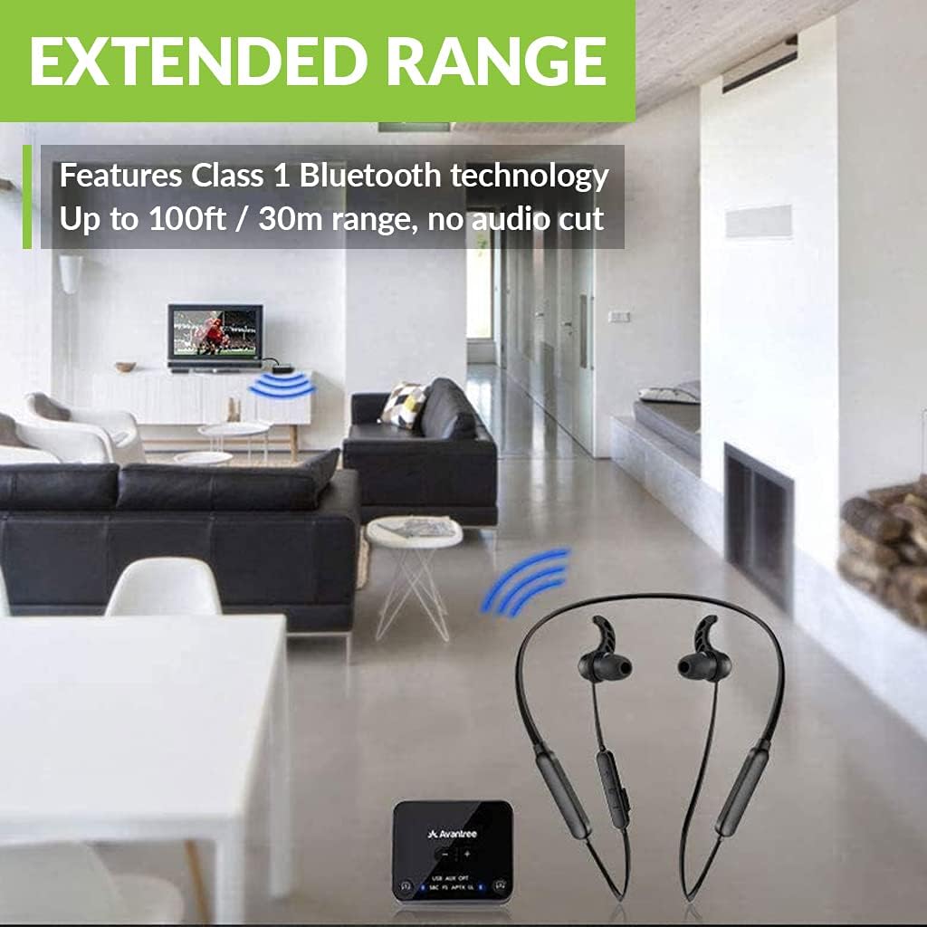 HT4186 | Wireless Headphones Earbuds for TV Watching