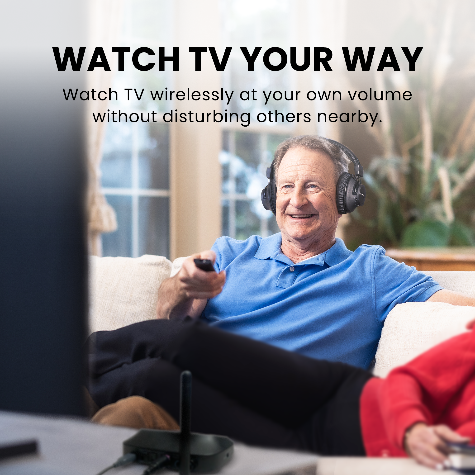 HT5009 Plus | Wireless Headpones for TV
