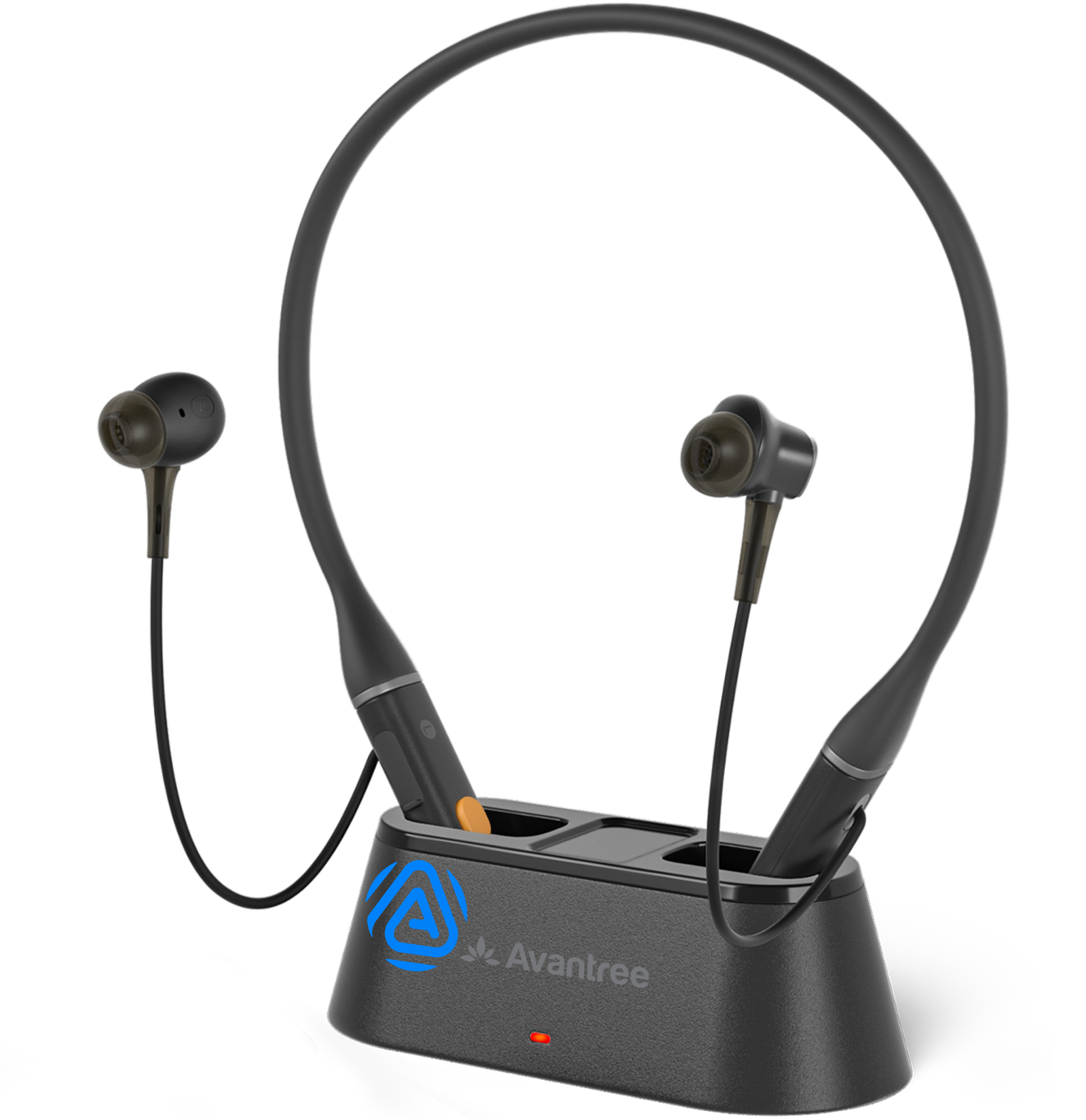 Loop  | Auracast Neckband Earbuds with Charging Dock