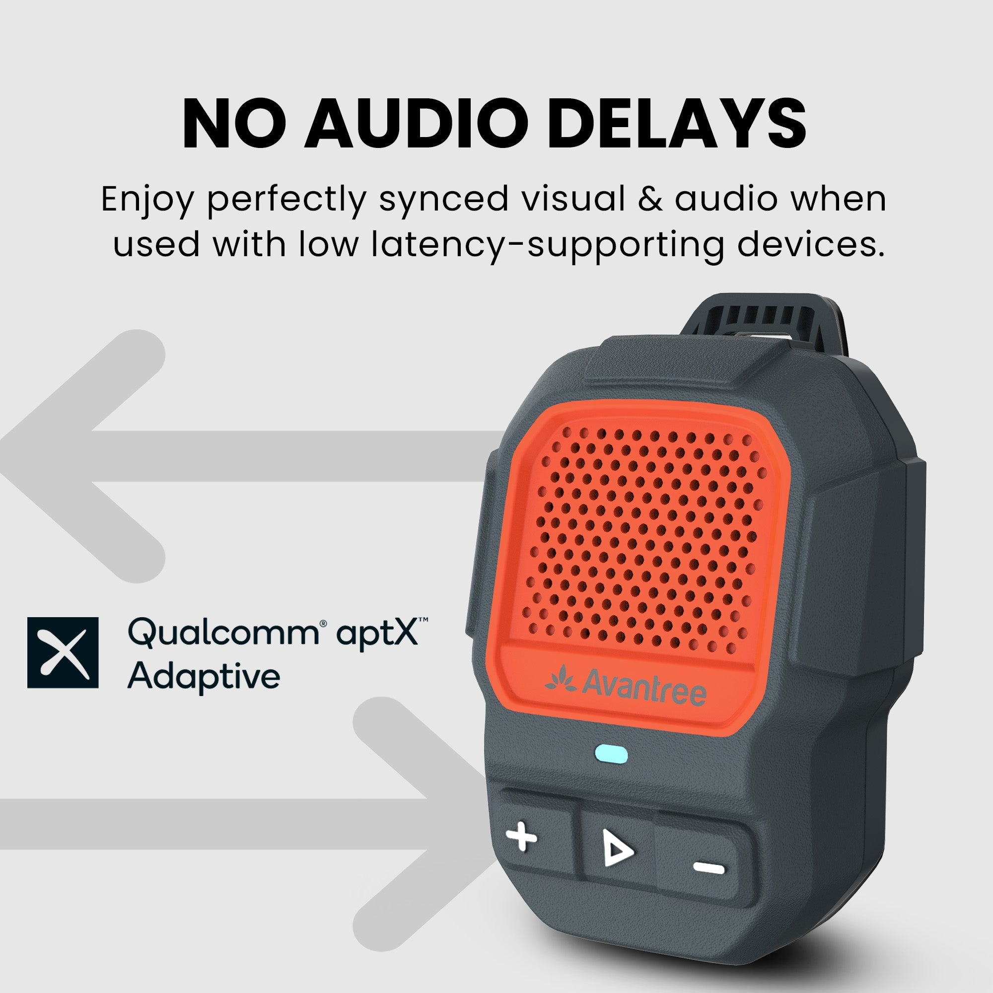 ShareCast Solo | Clip-On Auracast Wearable Speaker