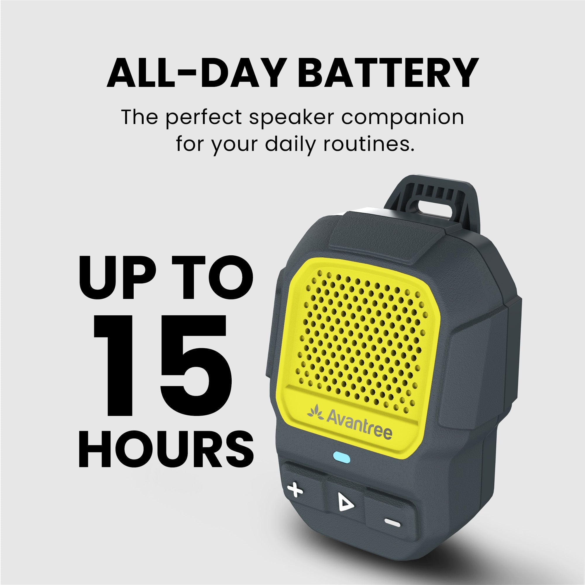 ShareCast Solo | Clip-On Auracast Wearable Speaker