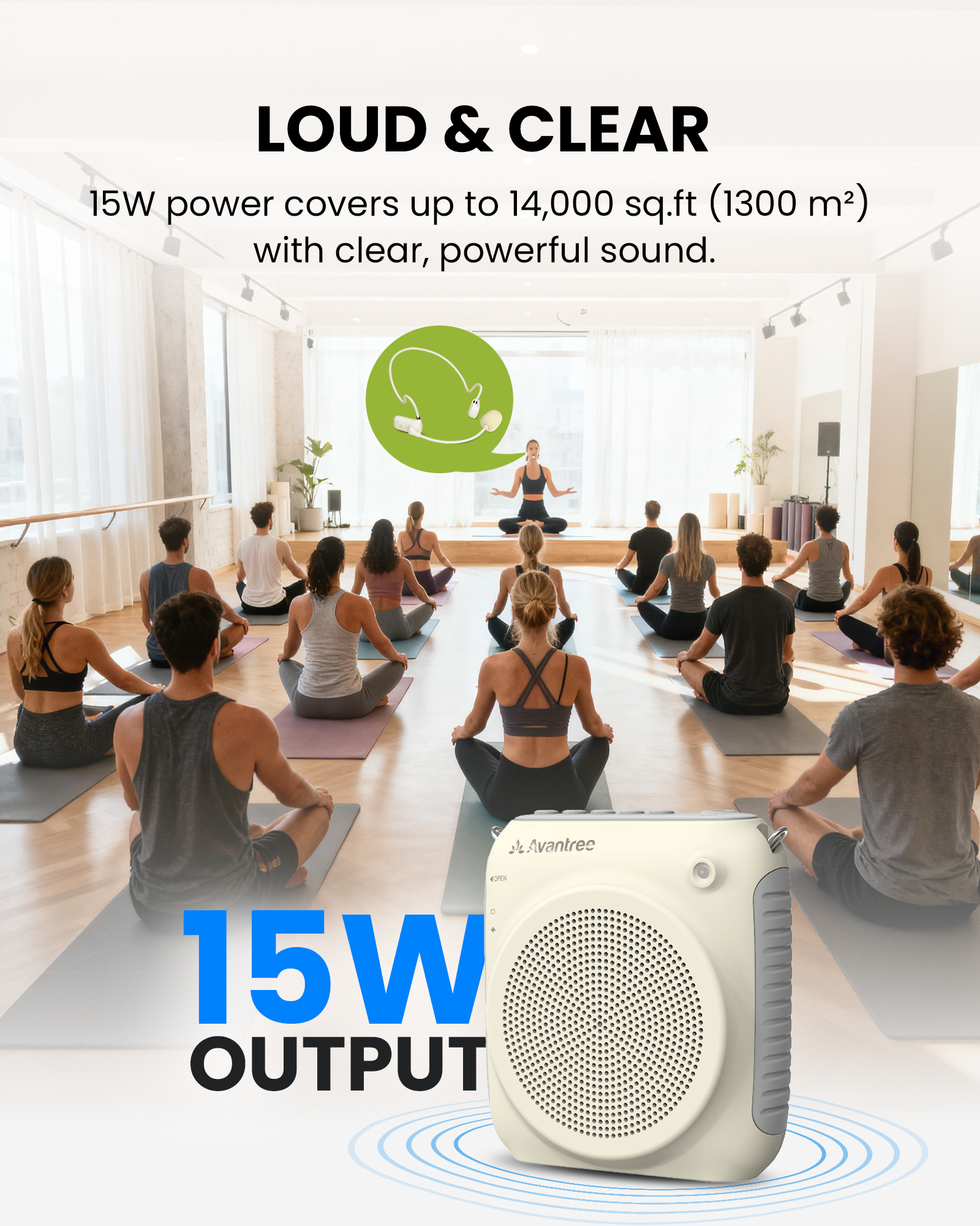 VoxAmp Lite | Portable Voice Amplifier with Wireless Mic