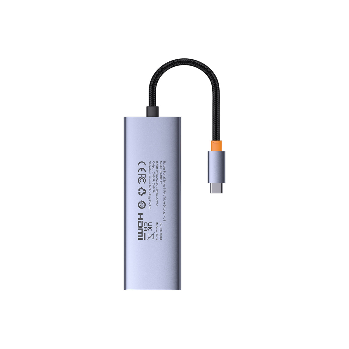 Baseus PortalJoy 7 in 1 Triple-Display Hub