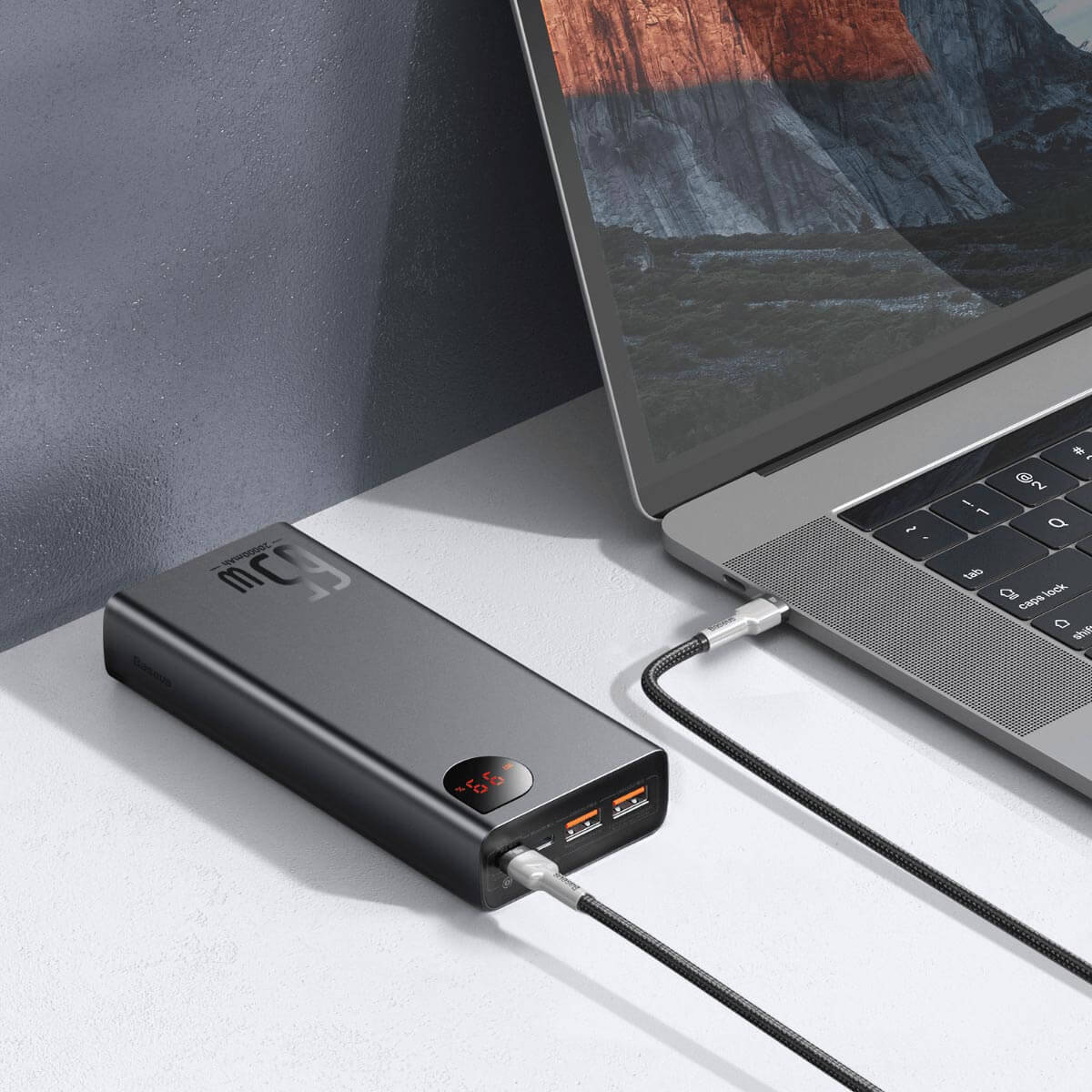 Baseus Adaman Metal Digital Display Power Bank 65W 20000mAh