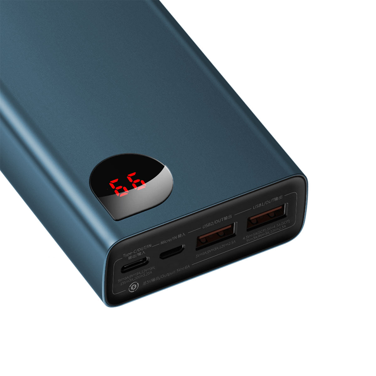 Baseus Adaman Metal Digital Display Power Bank 65W 20000mAh
