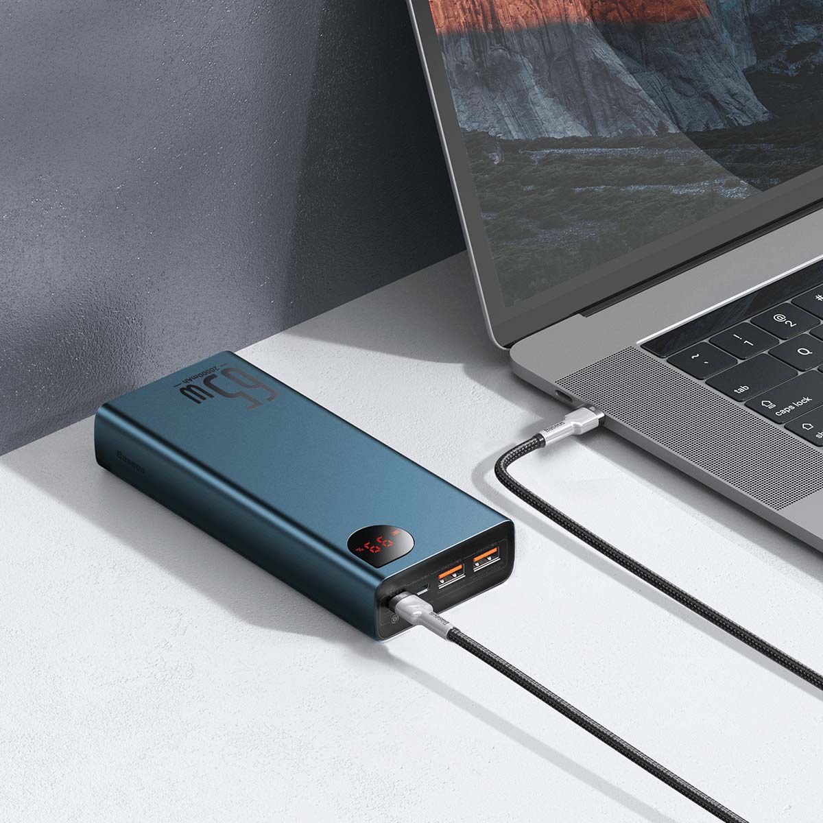 Baseus Adaman Metal Digital Display Power Bank 65W 20000mAh