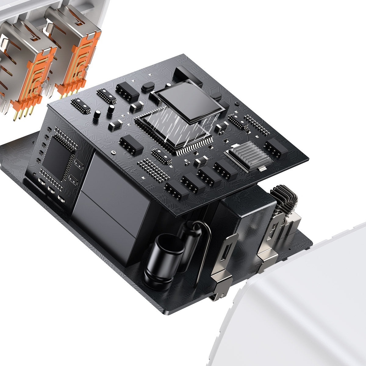 Baseus Compact 3 ports Fast Charger 30W