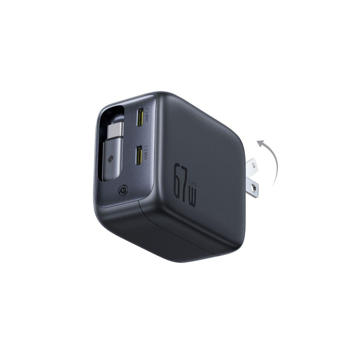 Baseus EnerCore CJ11 Fast Charger with Retractable Cable 3C 67W