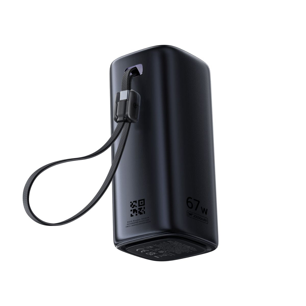 Baseus EnerGeek GX11 MiFi Portable WiFi Power Bank 20000mAh 67W