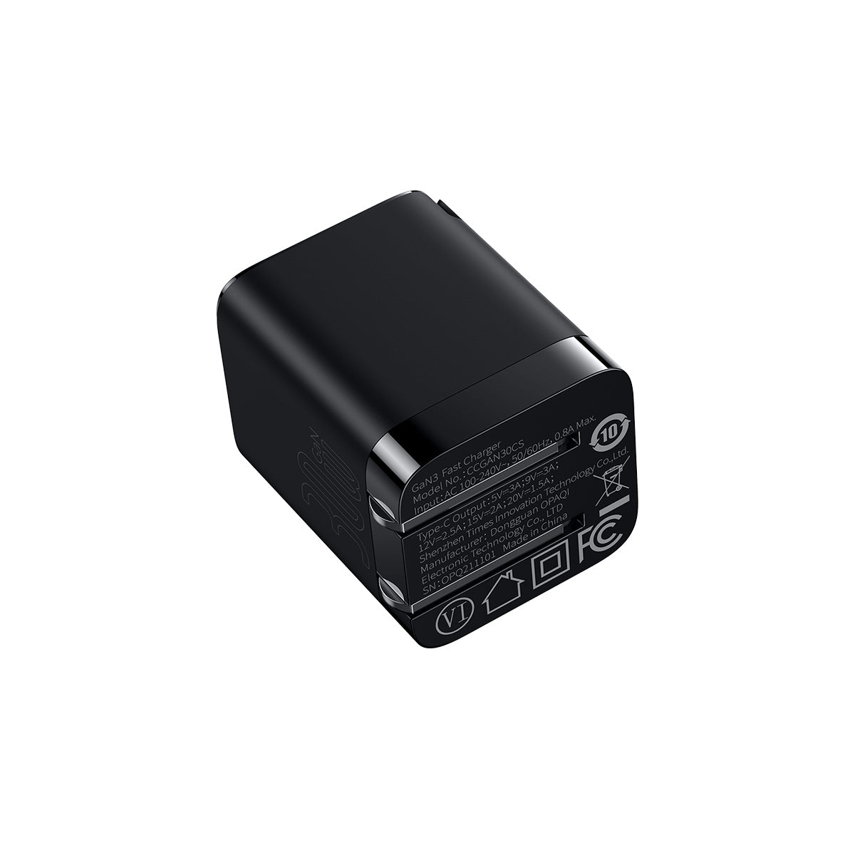 Baseus GaN3 USB-C Fast Charger 30W