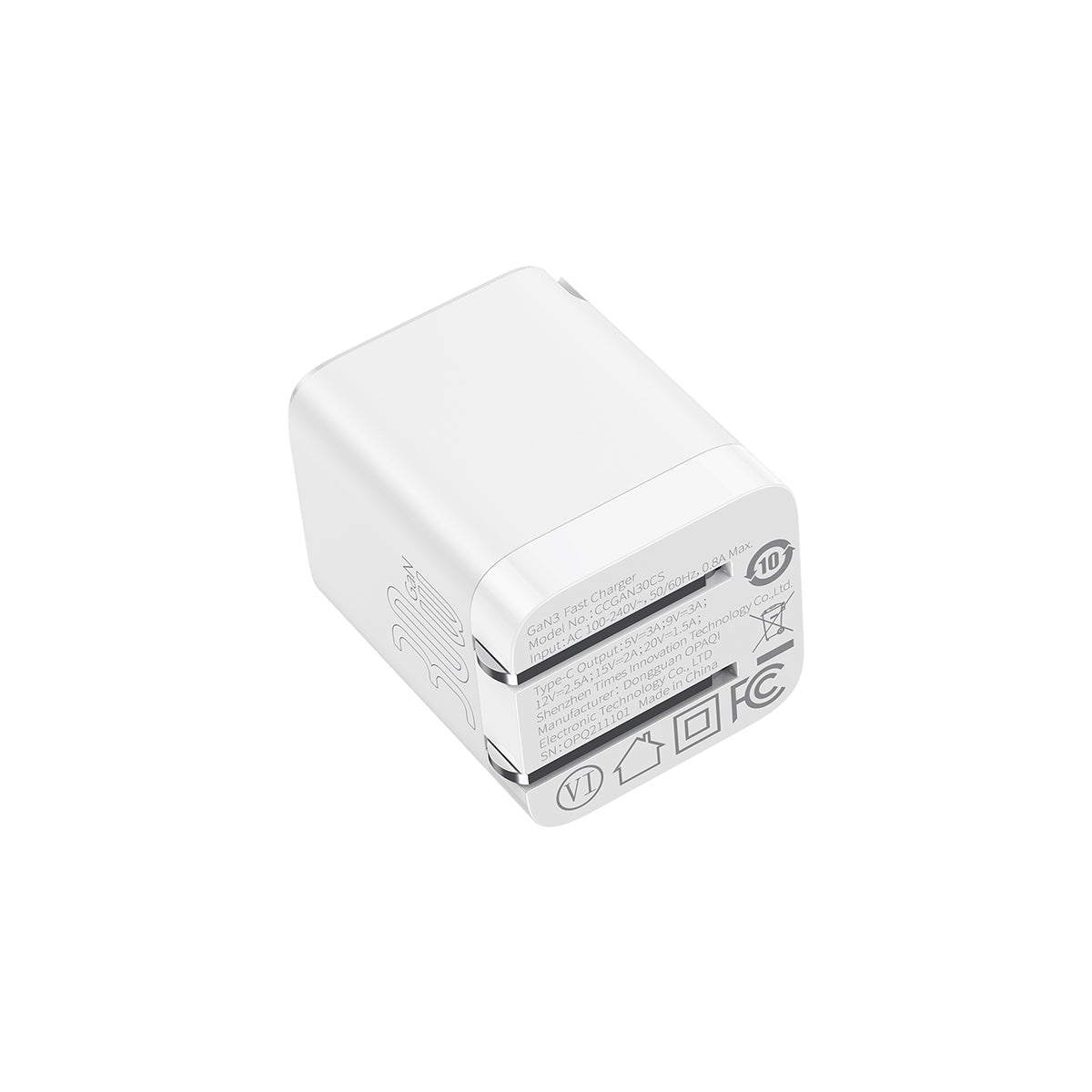 Baseus GaN3 USB-C Fast Charger 30W