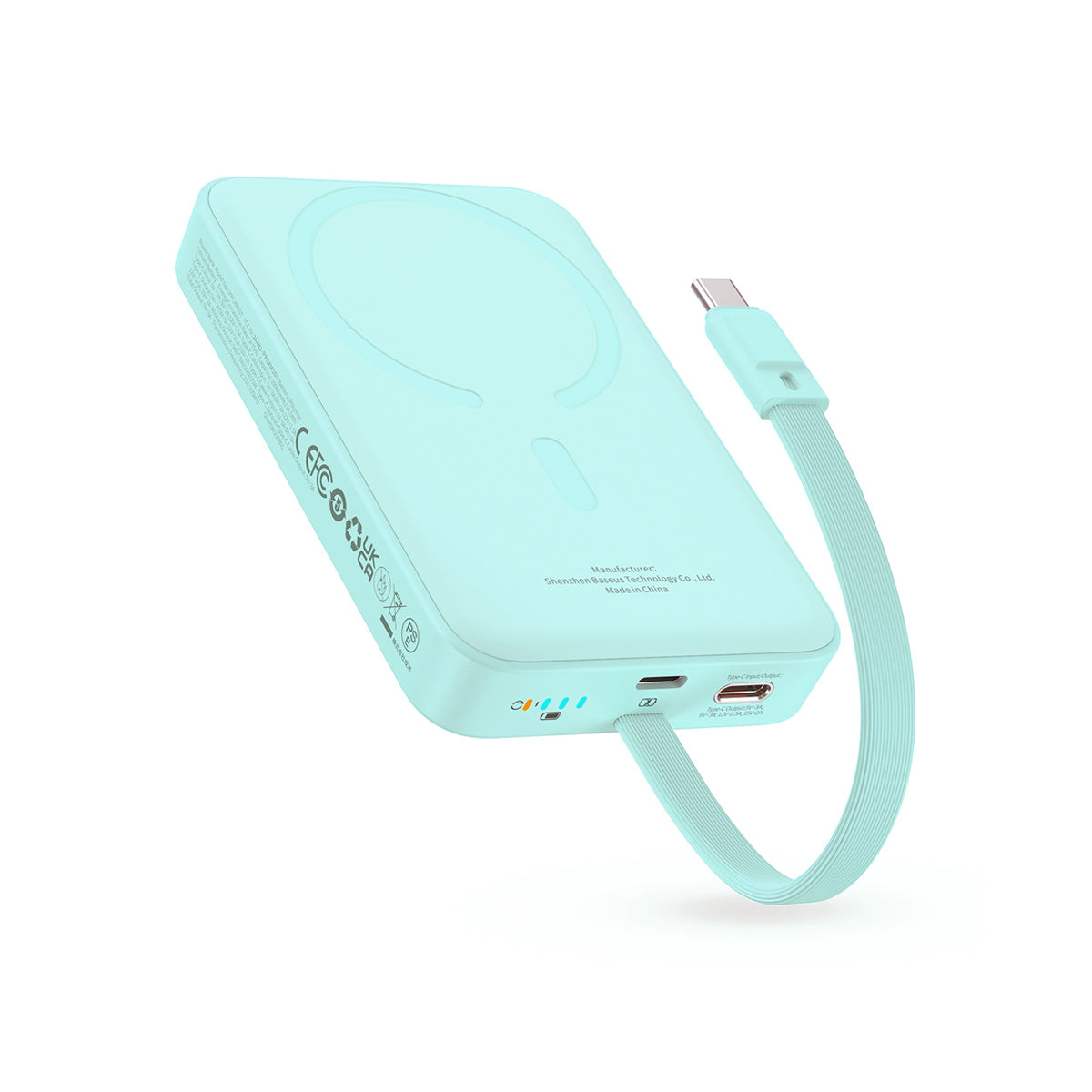 Baseus Magnetic Power Bank 30W 10000mAh With Built-in USB-C Cable