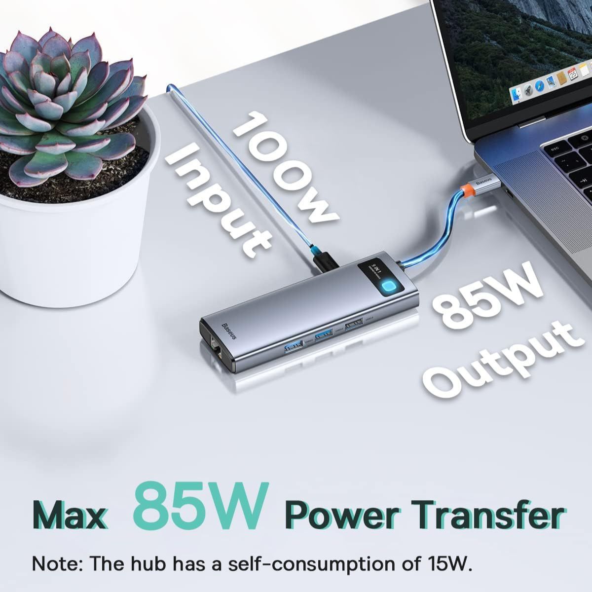 Baseus Metal Gleam Series 9-in-1 USB C HUB