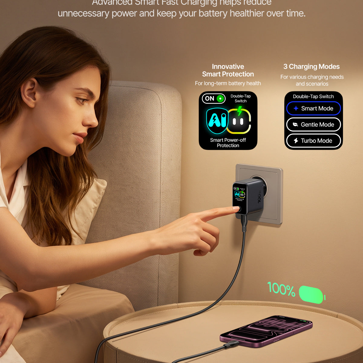 Baseus PicoGo AH22 Digital Display Fast Charger 3C 100W